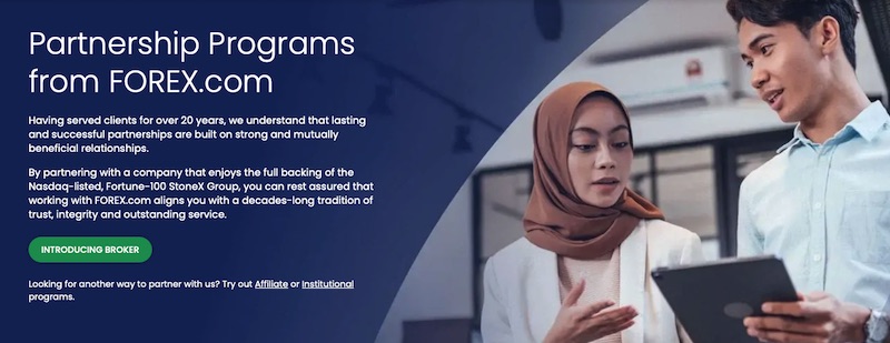 FOREX.com Partnership Programs Offer Competitive Commissions and Global Reach